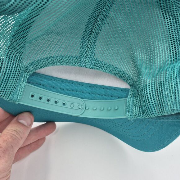 Bass Pro Shop Turquoise Unisex Adjustable Trucker Hat - Picture 3 of 6